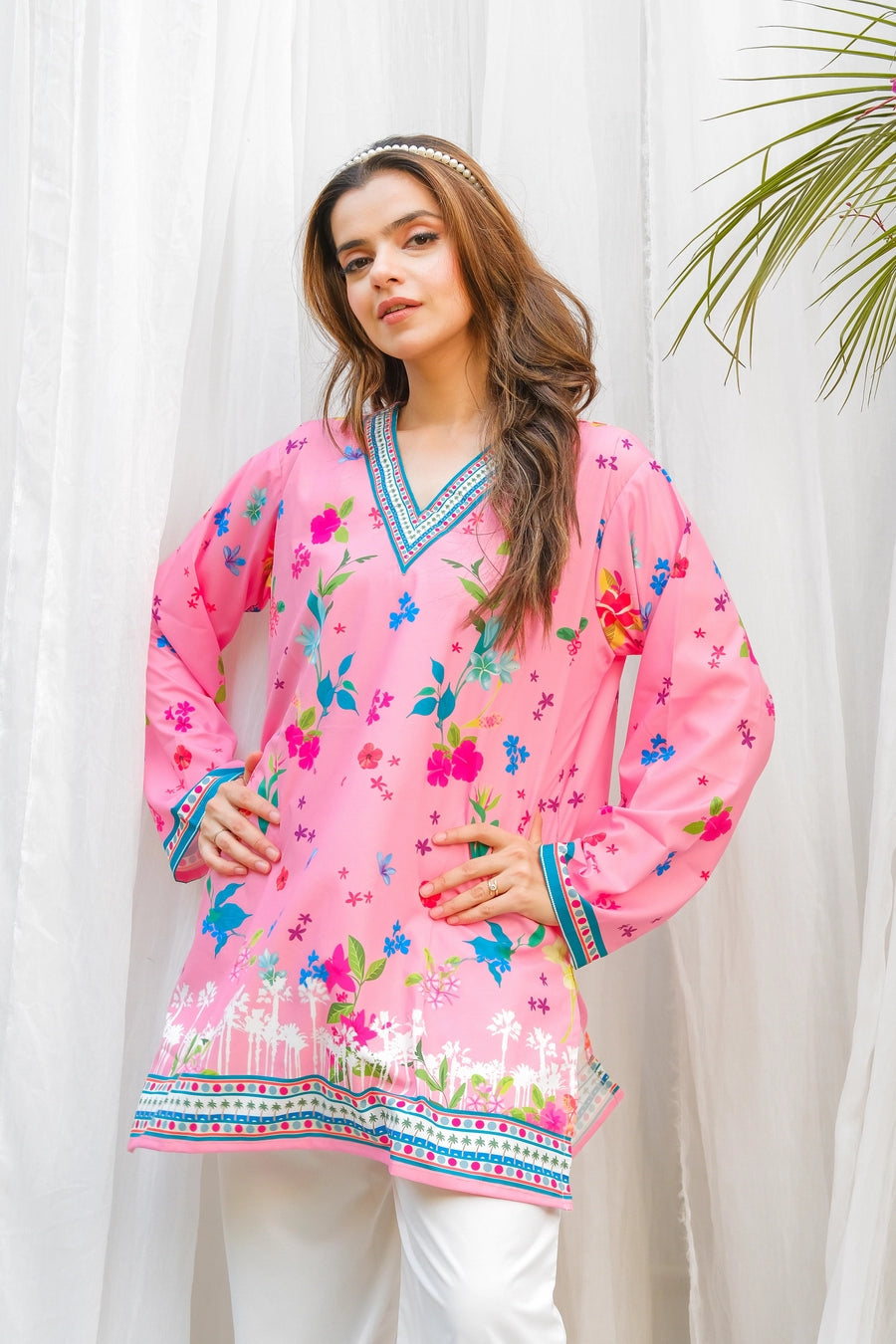 🌸 Anaya Bloom Pink Floral Co-ord Set
